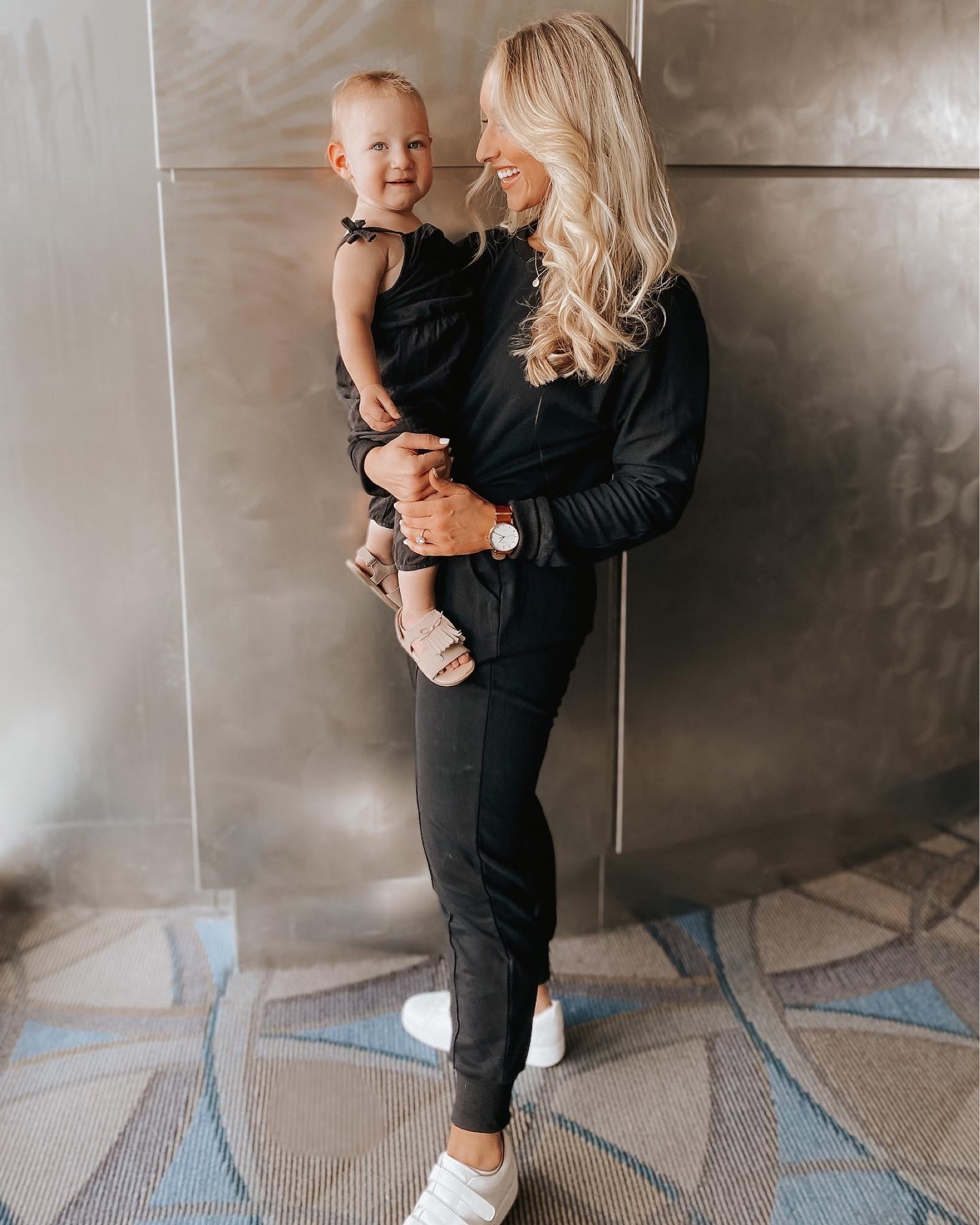 Travel leisure set, wearing Medium. True drawstring, high waist, petite length friendly  #amazon #joggers #traveloutfit #ootd

#LTKunder50 #LTKfit #LTKbaby