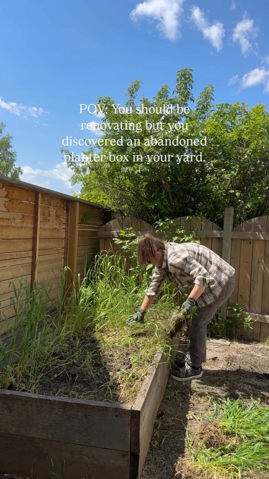 I should be finishing the front porch… but I cannot resist making this house feel like I live here—ish.

And nothing quite says home to me like fresh peas from the garden.

Anyone else get wildly sidetracked by outdoor projects this time of year? 🌱

#drapersdoingrenos #realrenovation #designwithintention #homewithsoul #timelessnottrendy #renovationjourney #outdoorprojects #backyardmakeover #gardenvibes #howyouhome #collectedhome #homerenovationideas #reallifehomereno #beforeandafterhome