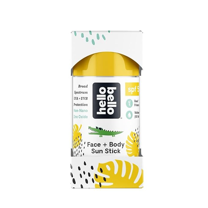 Hello Bello Mineral SPF 50 Face & Body Sunscreen Stick, Water Resistant and Reef Friendly Roll On... | Amazon (US)