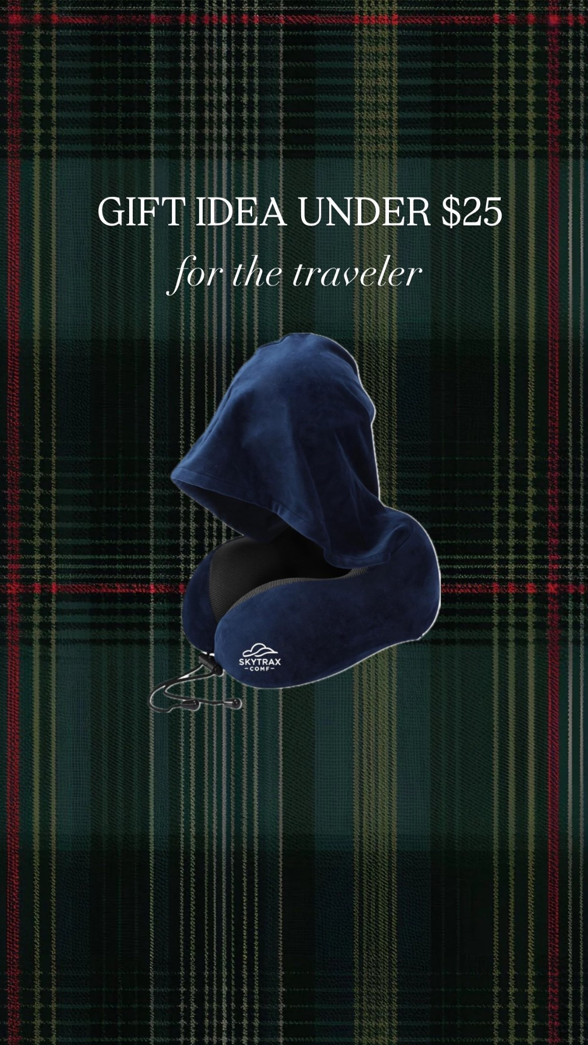 This hooded travel pillow is available in several colors under $25 perfect stocking stuffer or gift for the traveler!

#LTKHoliday #LTKGiftGuide #LTKTravel