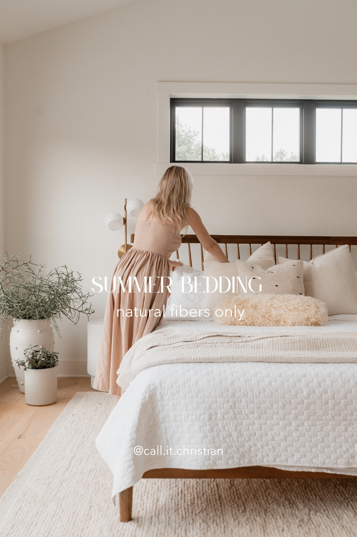We are super picky about bedding around here- 
Natural fibers only! 

No poly/bamboo/synthetics here.
Main bedroom:
Organic cotton sheets
Cotton quilt (with cotton batting)
* We sleep on sheepskin and using linen here cancels out the frequencies, so we use cotton*

We LOVE the brand @Quince 🙌🏼🤎

Other bedrooms:
Linen sheets 
Mostly cotton quilts

I’ve rounded up my favorites here! 

Summer home / neutral home / non toxic living / natural / warm modern

#LTKHome