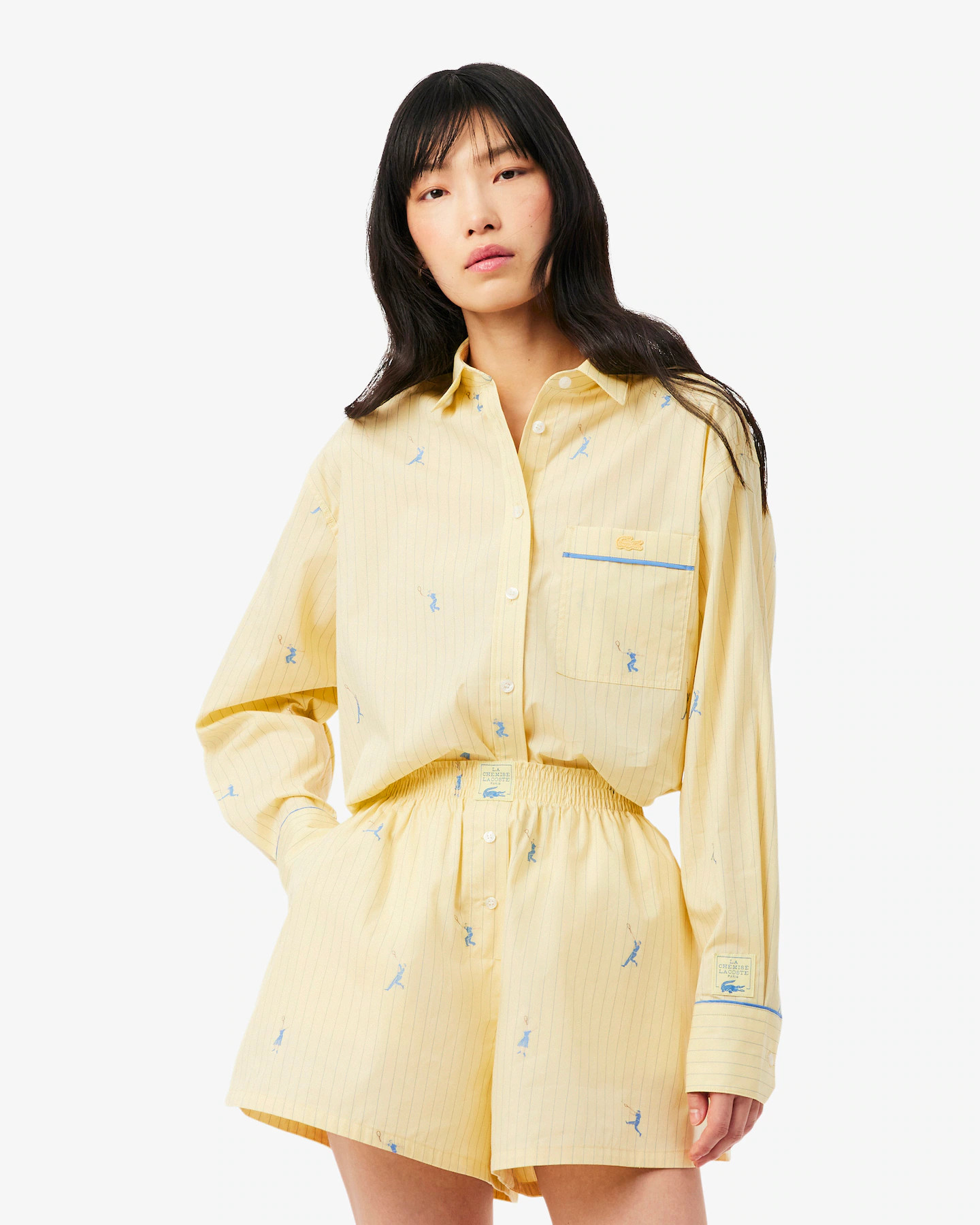 Oversized Shirt with Motifs | Lacoste (US)