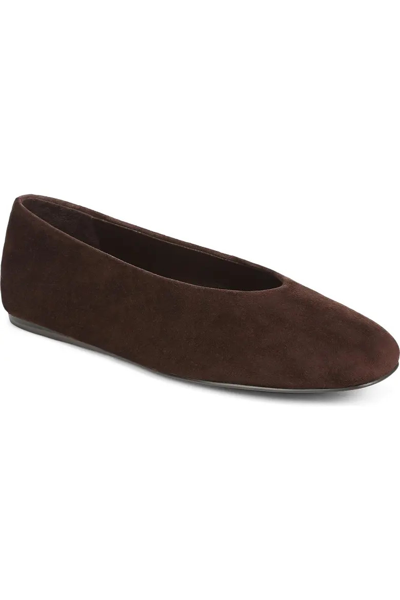Nordstrom Maddox Ballet Flat in Black at Nordstrom, Size 10 | Nordstrom