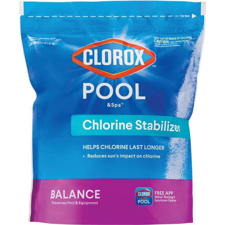 Clorox Pool&Spa Chlorine Stabilizer for Swimming Pools, 4 lb Bag | Walmart (US)