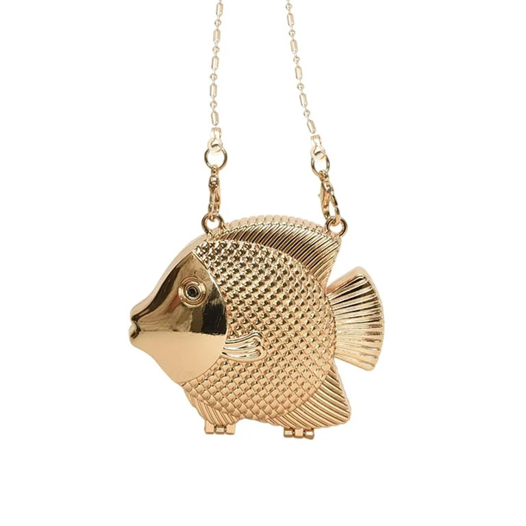 Women's Evening Bag Fish Shape Clutch Purses Handbag Shoulder Bag Crossbody Bags | Walmart (US)