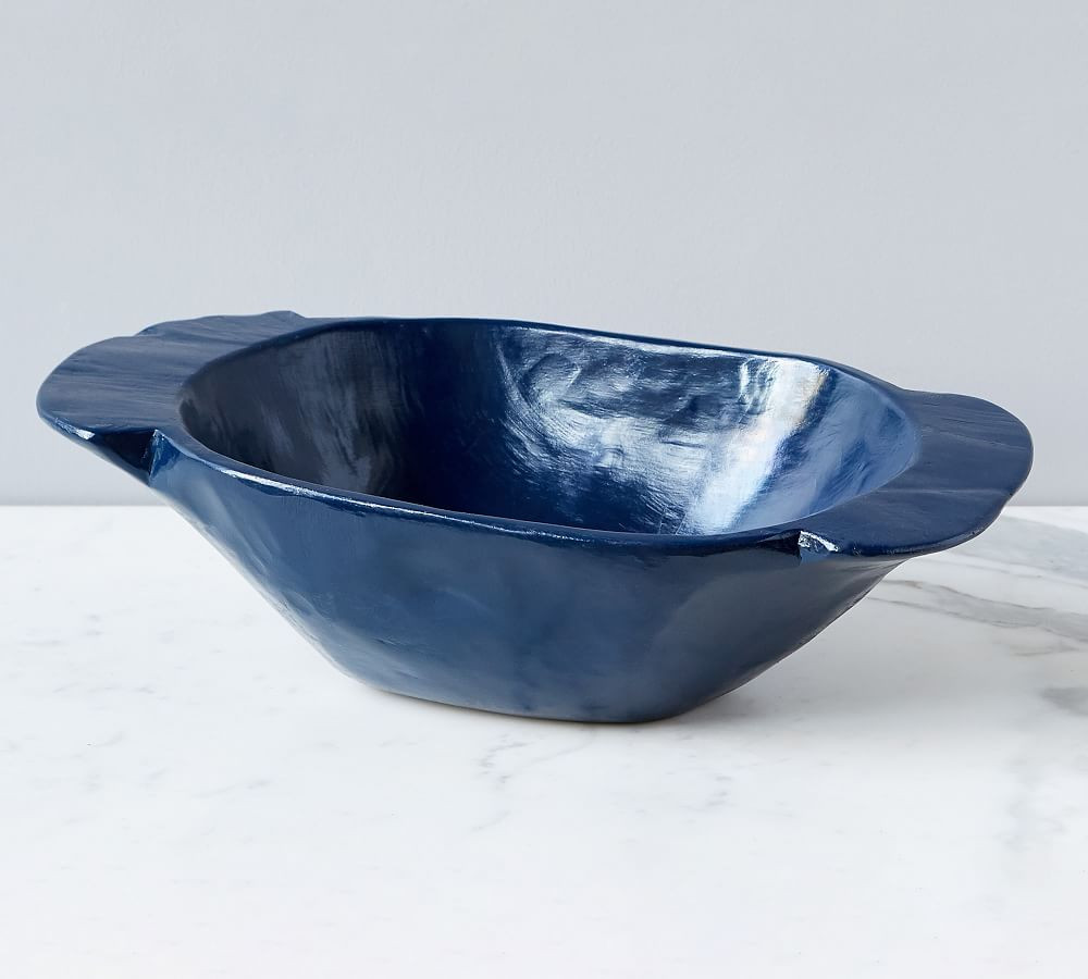 Navy Dough Bowl | Pottery Barn (US)