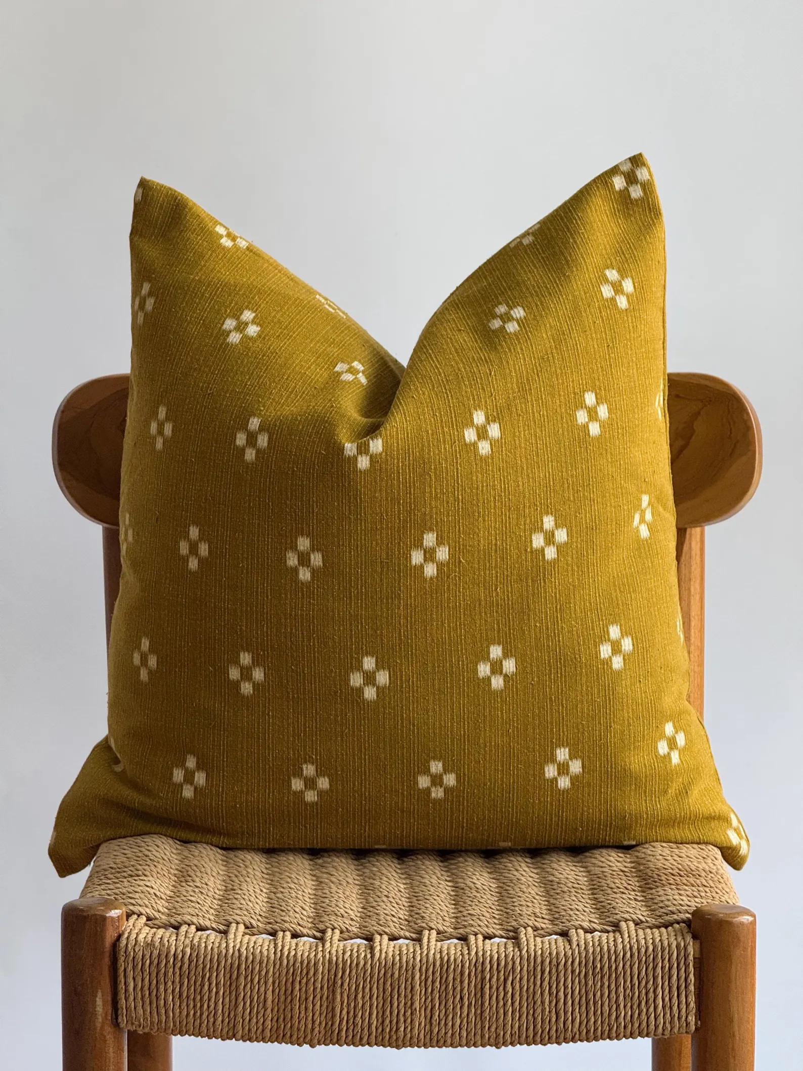 Mustard Hmong Batik Pillow Cover: Ethnic Home Decor | Etsy (US)