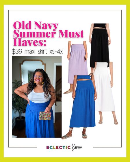 Old Navy Must Have Item: this maxi skirt! Wearing an xxl! 

#LTKPlusSize #LTKFindsUnder50