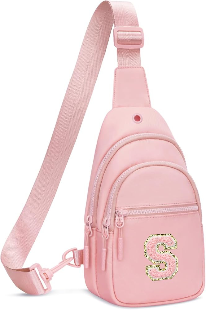 Personalized Initial Sling Bag Gifts Fanny Pack Purse for Girls | Amazon (US)