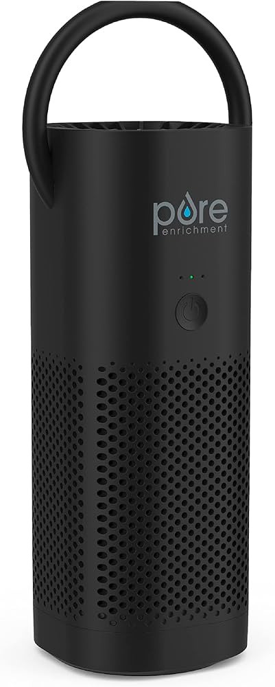 Pure Enrichment PureZone Mini Portable Air Purifier - Cordless True HEPA Filter Cleans Air & Elim... | Amazon (US)