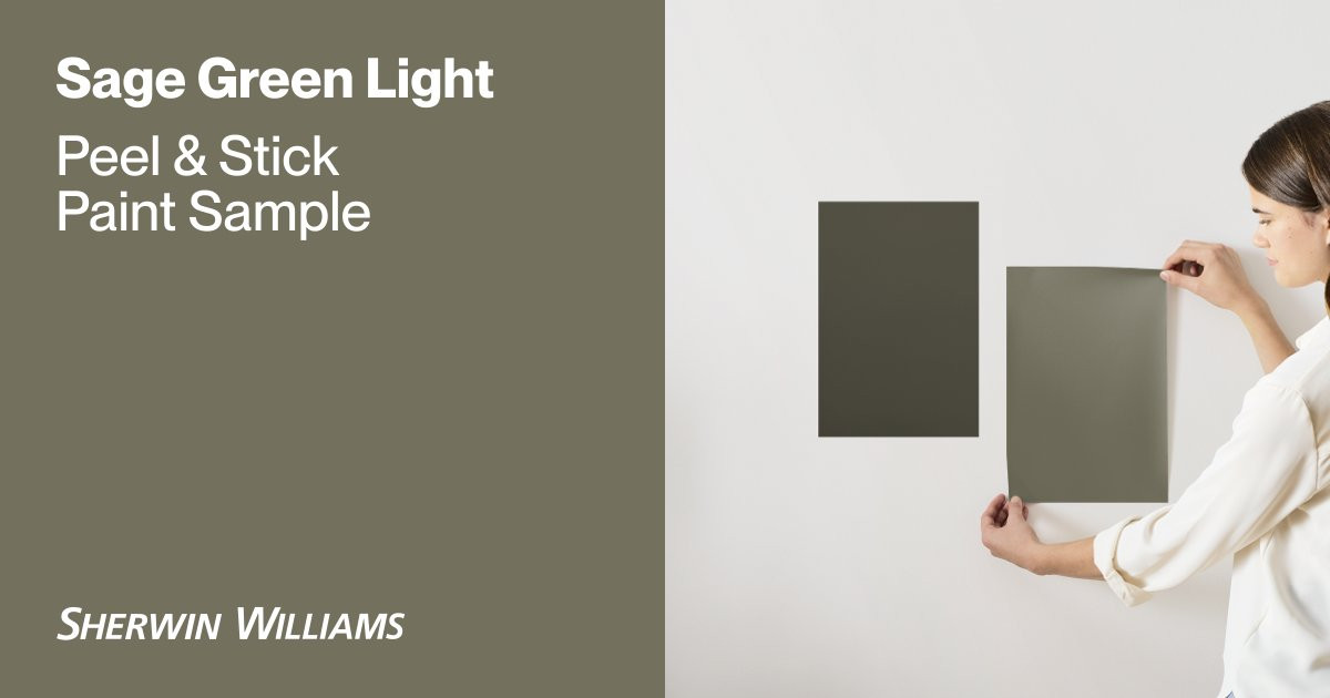 Sage Green Light (SW2851) - Paint Sample | Samplize