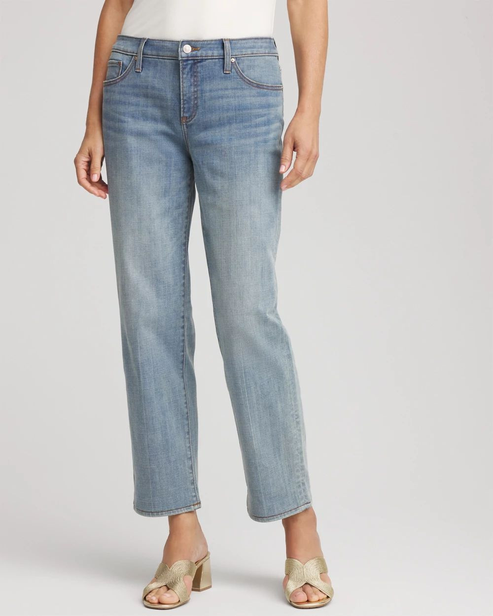 Girlfriend Straight Ankle Jeans | Chico's