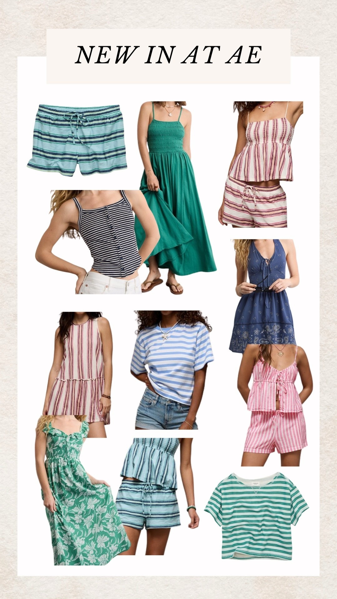 New spring and summer arrivals at AE.

#LTKootd #LTKgrwm