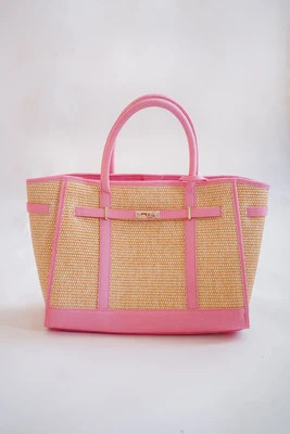 Large Raffia Tote Bag- Sample Sale- Final Sale | Lisi Lerch Inc
