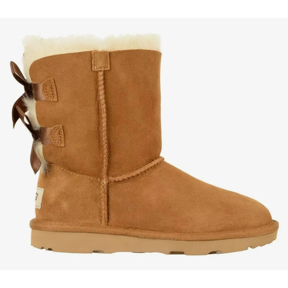 UGG Bailey Bow II Chestnut 1017394K-CHE Grade-School | Shop Simon