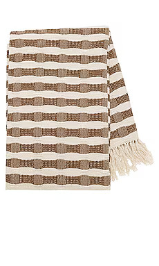 Morrow Soft Goods Ramona Throw in Cream & Caribou from Revolve.com | Revolve Clothing (Global)