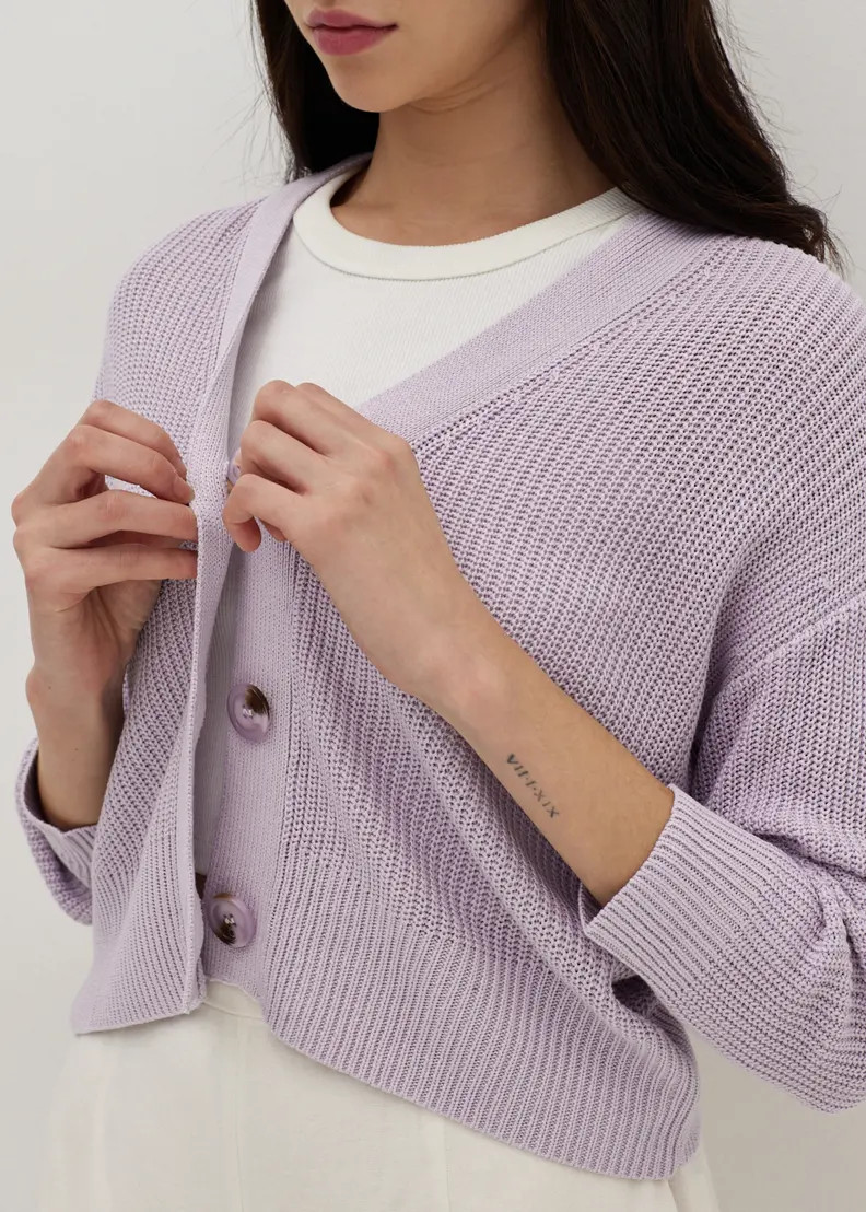 Kayra Relaxed Knit Cardigan | Love, Bonito USA