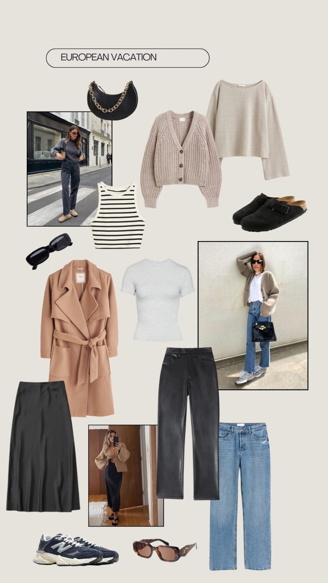 European Vacation Style Inspo 🖤 Sharing some staple pieces I would take if I were traveling to Europe! 

#LTKfit #LTKFind #LTKstyletip