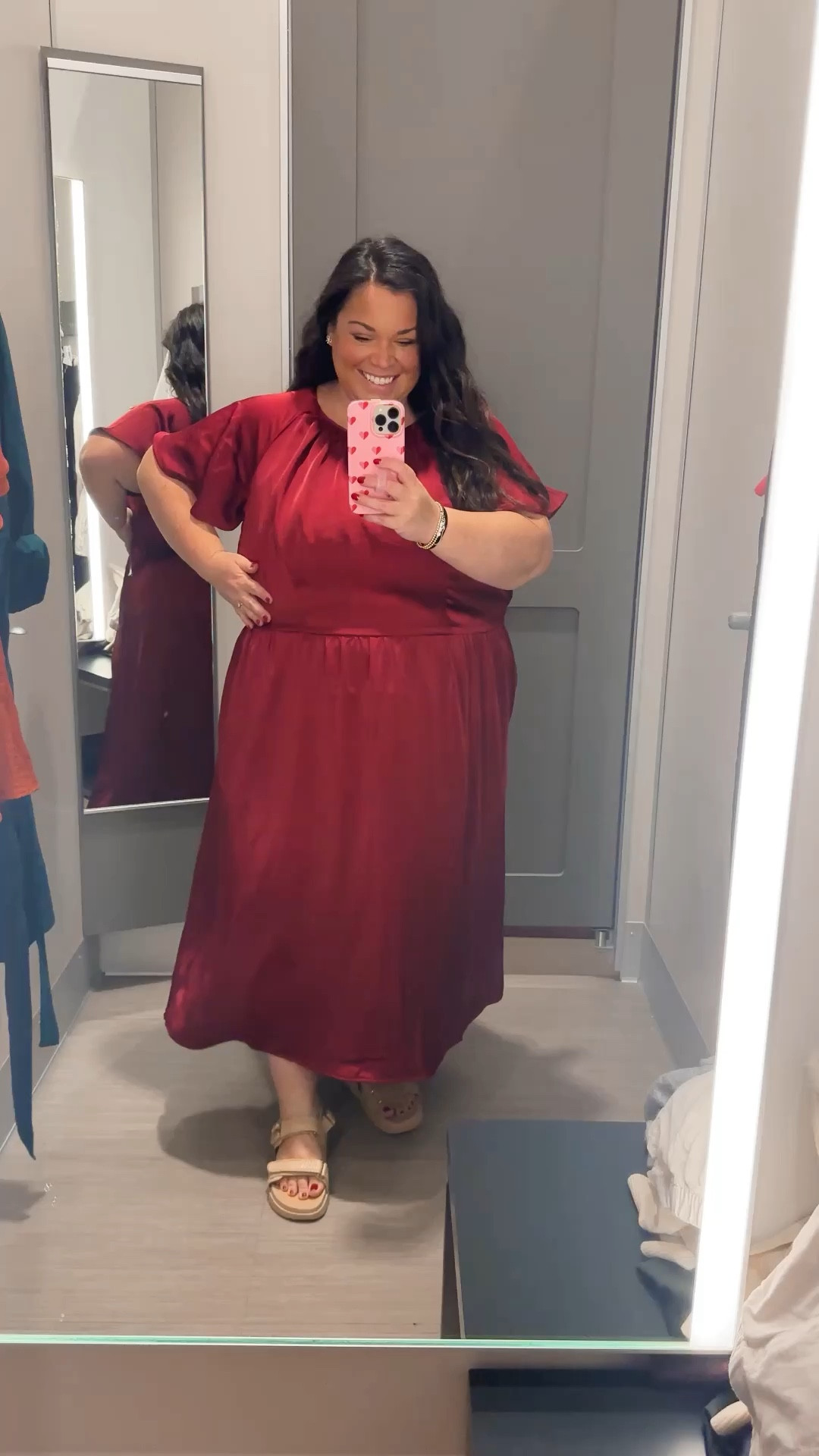 Loving these new fall arrivals from target! 

Red dress: 2x fits tts
Orange floral dress:2x, fits tts 
Green shirt dress: 2x, fits tts. But size up in larger chested than a DD
Jeans: 24, fit really  well; stretch in the waistband 
Orange top: 2x, fit true to size 
Purple sweater: 2x, fits tts 
Cream cardigan: xxl, fits oversized a bit. 

#LTKFindsUnder50 #LTKPlusSize #LTKStyleTip