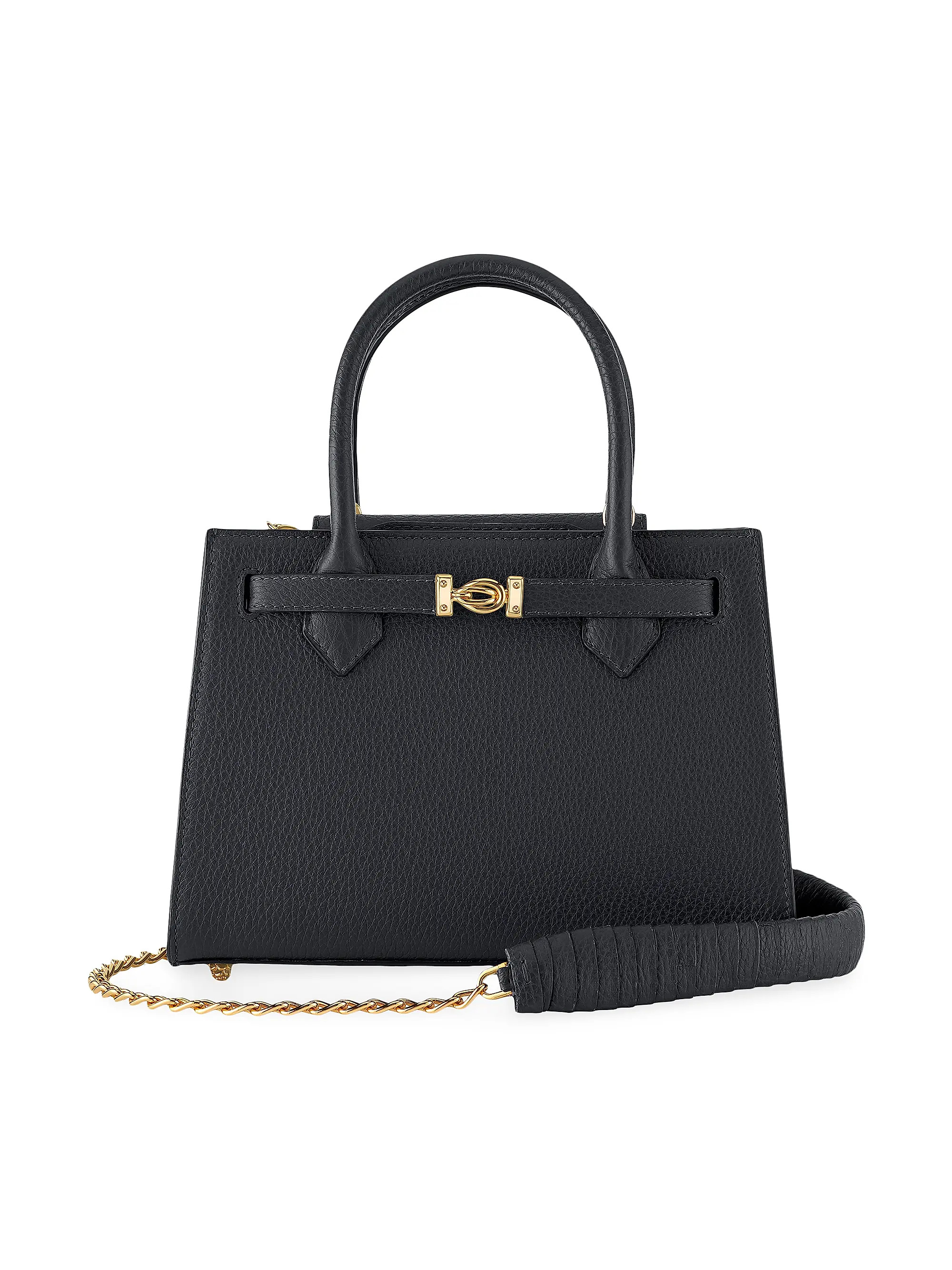 Winnie Handbag Small in Pebbled Leather | Saks Fifth Avenue