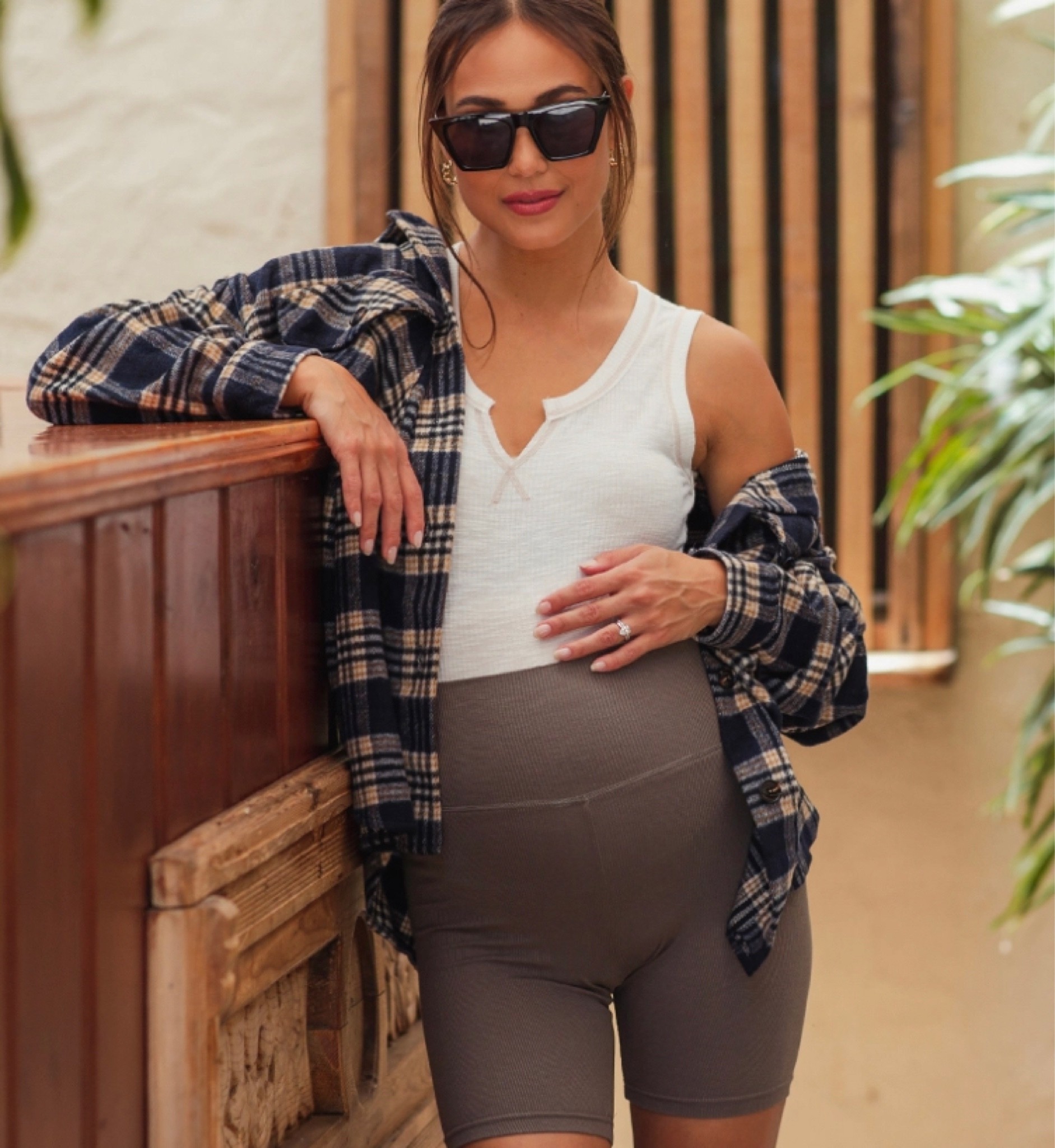 Maternity fall outfits, comfy maternity outfits, casual maternity outfits 🌟 love this laid back comfy look 🤍

#LTKsalealert #LTKbump #LTKSeasonal