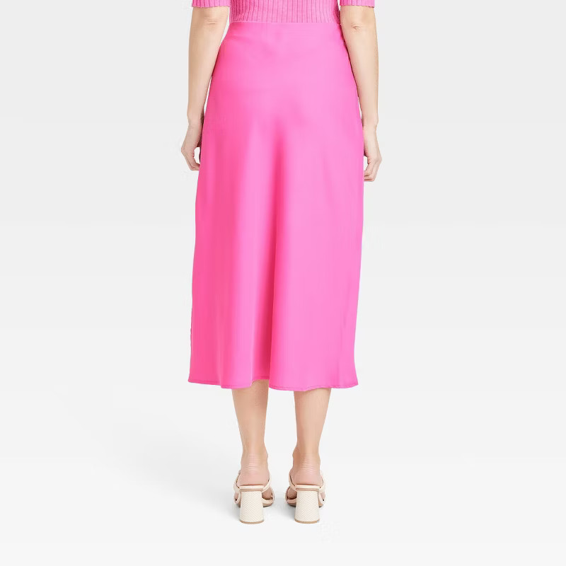 Women's Midi A-Line Slip Skirt - A New Day™ | Target