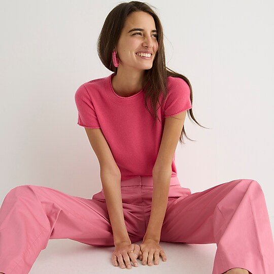 Relaxed cashmere T-shirt | J. Crew US