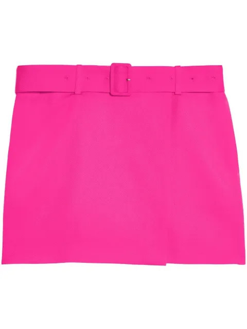 AMI Paris Belted Midi Skirt  - Farfetch | Farfetch Global