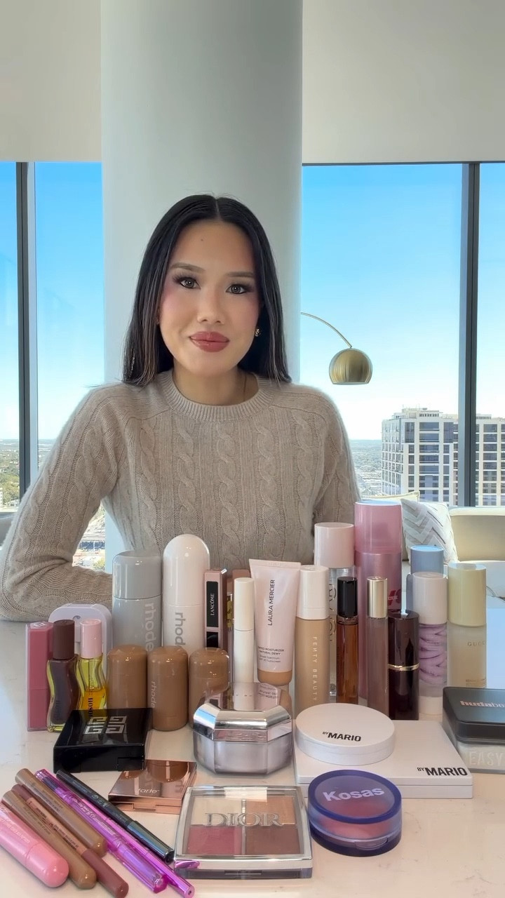 This is Part 2 video of my holy grail makeup faves. I was running out of time and I forgot to film setting sprays, but I love the Kosas cloud & one size on till dawn setting sprays. 

Take advantage of the Sephora week sale! They only have it twice a year. 
Link in bio on LTK
*

*
*
Mention:
@hudabeauty 
@fentybeauty 
@givenchybeauty 
@diorbeauty 
@touchland 
@lauramercier 
@kosas 
@rhode 
@makeupforever 
@gisou 
@makeupbymario 
@wonderskin 
@sephora