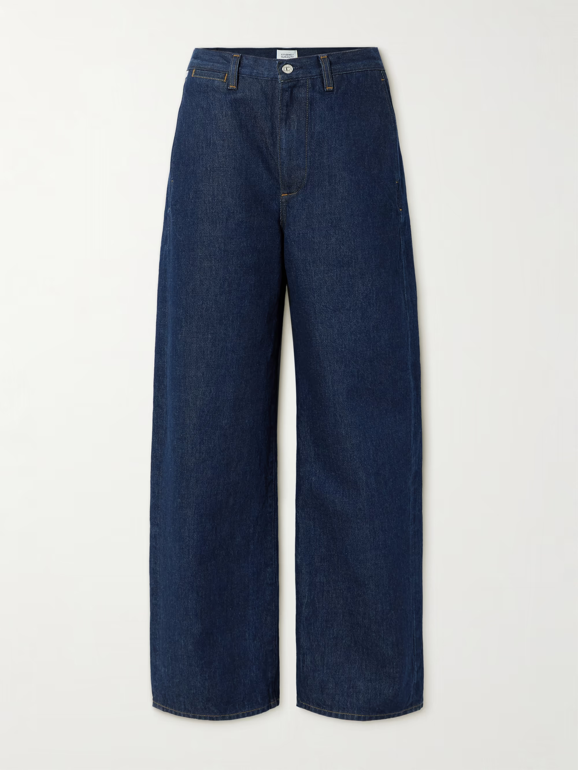 Ayla Polish high-rise wide-leg jeans | NET-A-PORTER (US)