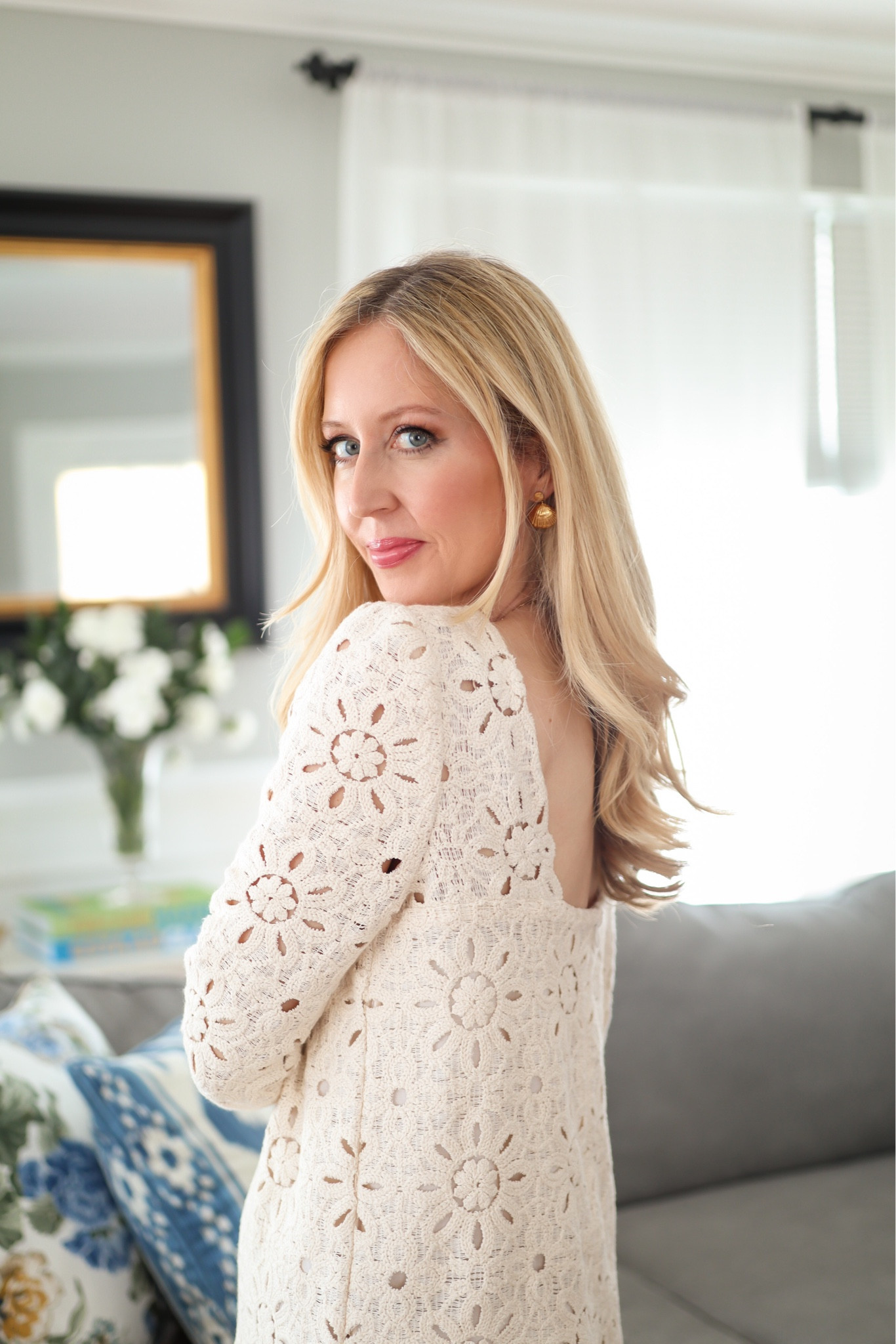 Love a great back detail on a dress! 
Crochet dress, brunch outfit, bridal shower outfit

#LTKstyletip #LTKFind #LTKSeasonal