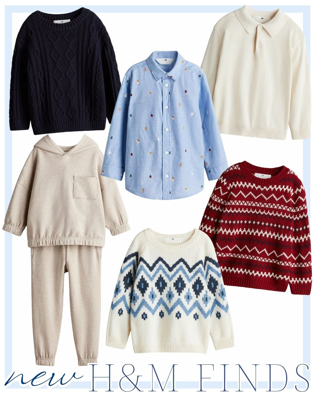 New H&M finds for boys — cozy knits, warm parkas, and soft layers for winter adventures. Perfect for keeping little ones stylish and snug all season long!

boys winter fashion, kids outerwear, cozy sweaters, H&M kids, cold weather outfits 

 #LTKStyleTip #LTKKids