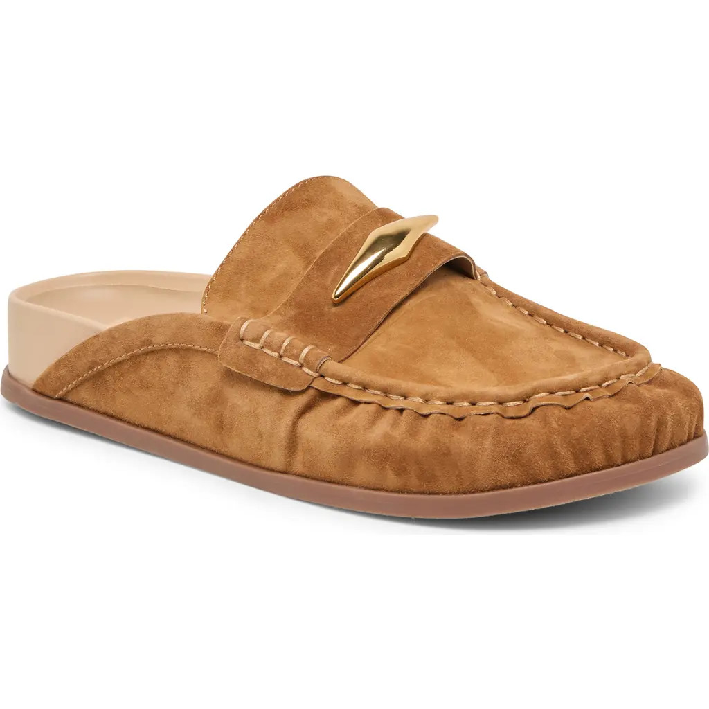 Dolce Vita Jodero Loafer Mule in Light Brown Suede at Nordstrom, Size 10 | Nordstrom
