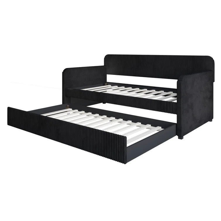 Antonius Upholstered Daybed with Trundle | Wayfair North America