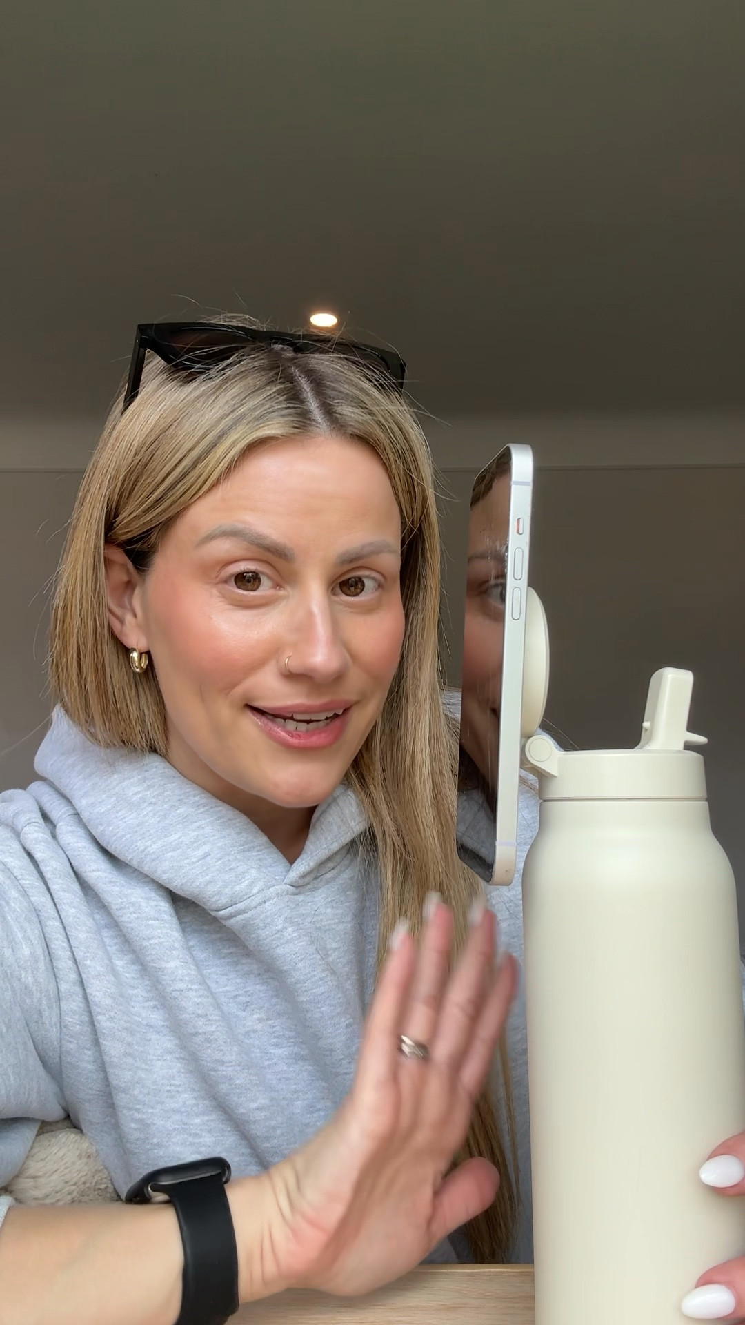 A water bottle tripod in one?! Genius ✔️ 

#LTKvlog #LTKdayinmylife #LTKTravel