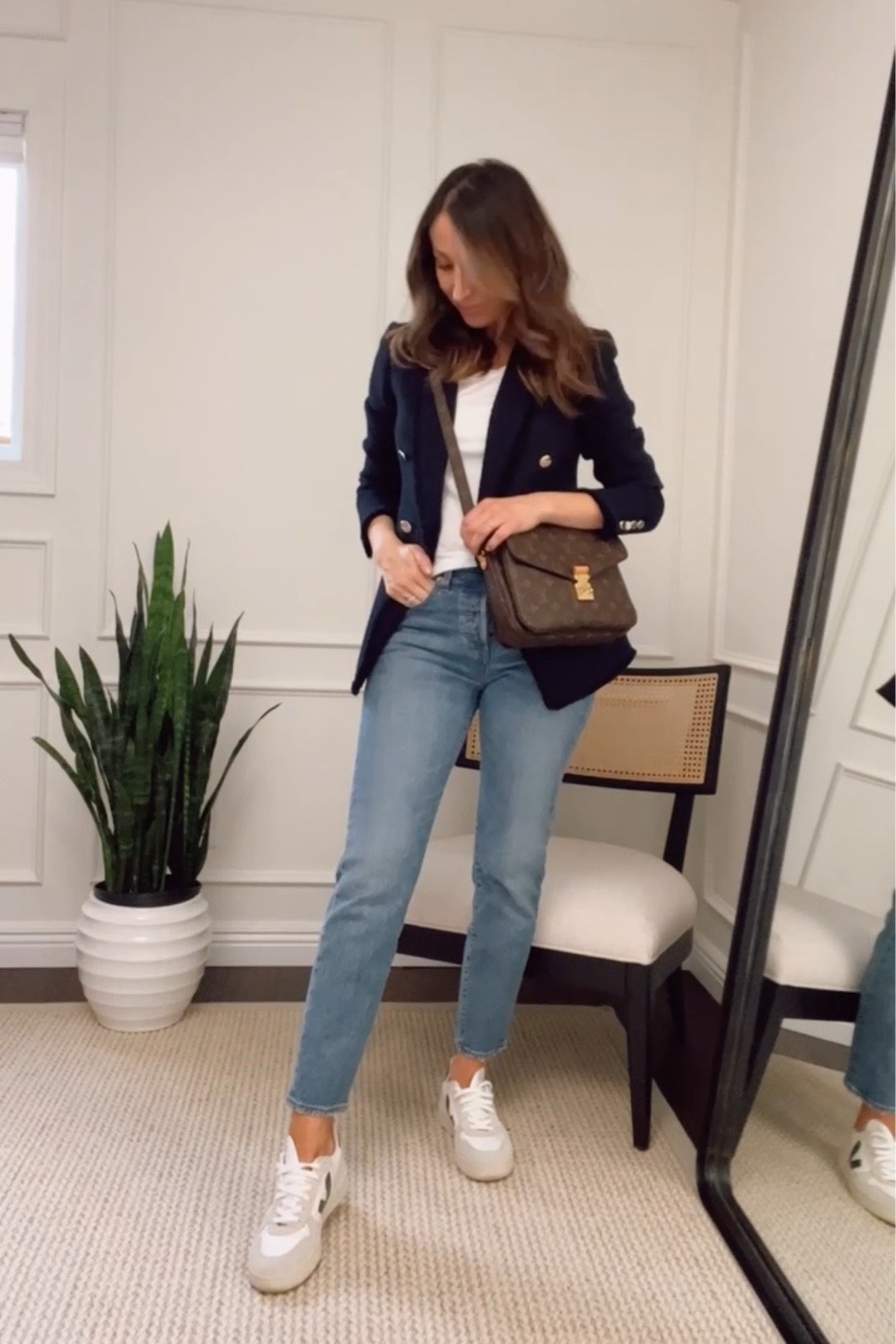 Blazer is old from Ann Taylor. The linked Mango one is similar (will share it on my IG next week)  

#LTKshoecrush #LTKstyletip #LTKSeasonal