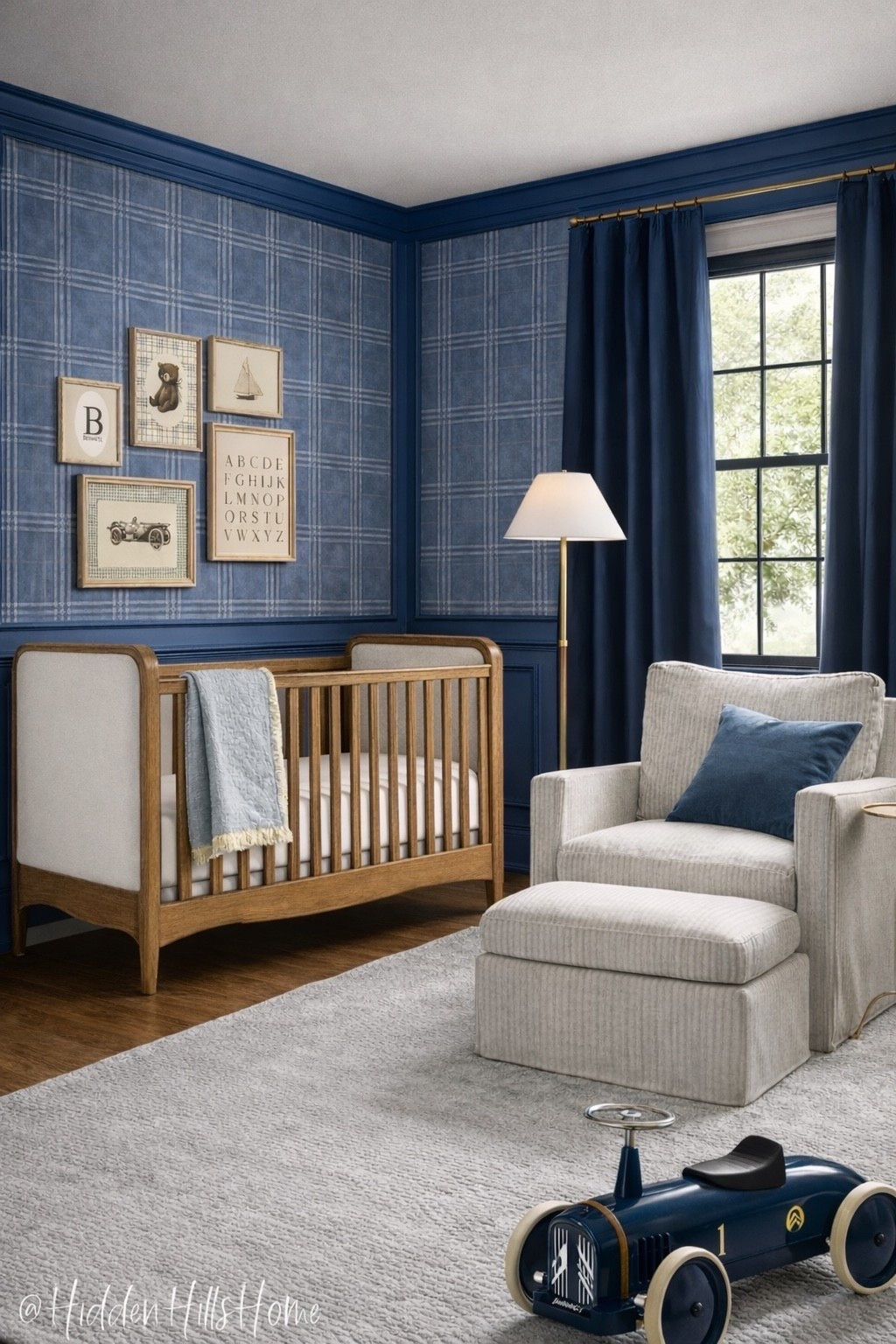 Nursery decor mood board, nursery ideas, baby boys room, modern vintage nursery ideas, crib, nursery glider, home decor ideas, baby room decor, nursery wallpaper, baby boy #blue

#LTKHome #LTKSaleAlert #LTKBaby