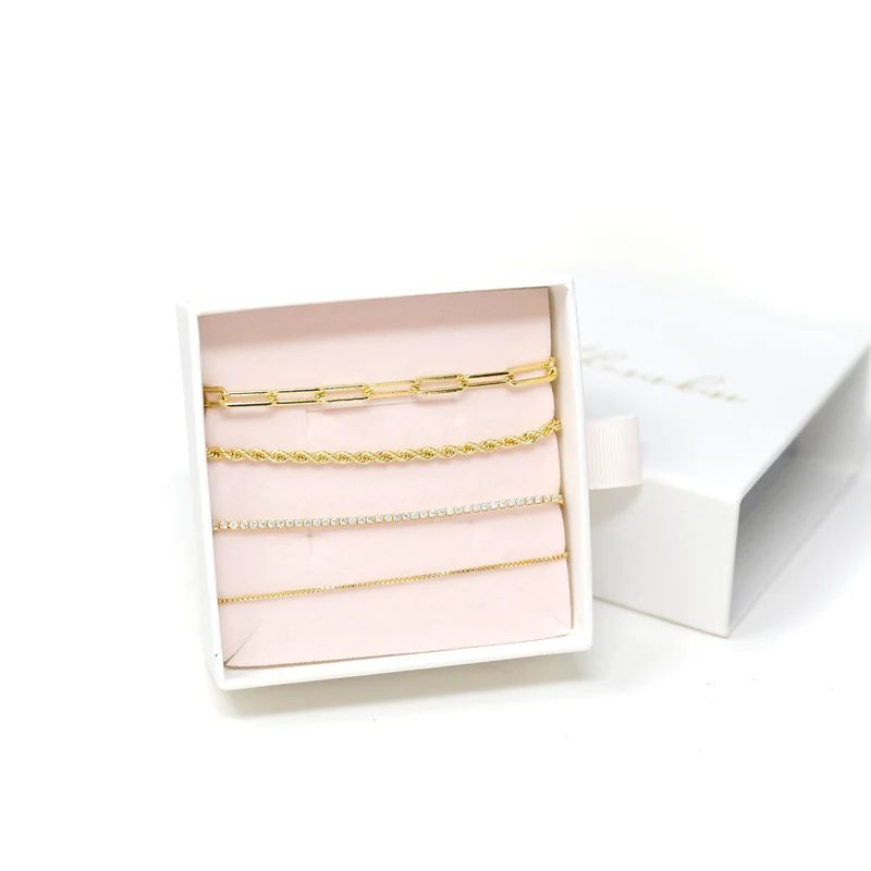 The Essentials Bracelets Layering Set | The Sis Kiss