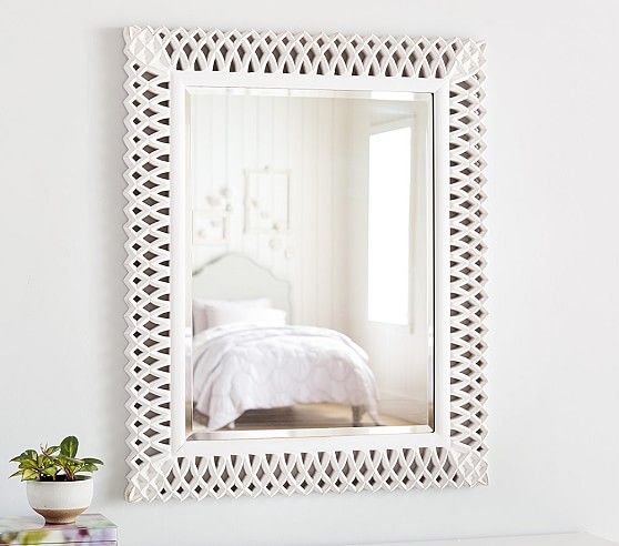 Preppy Lattice Mirror | Pottery Barn Kids