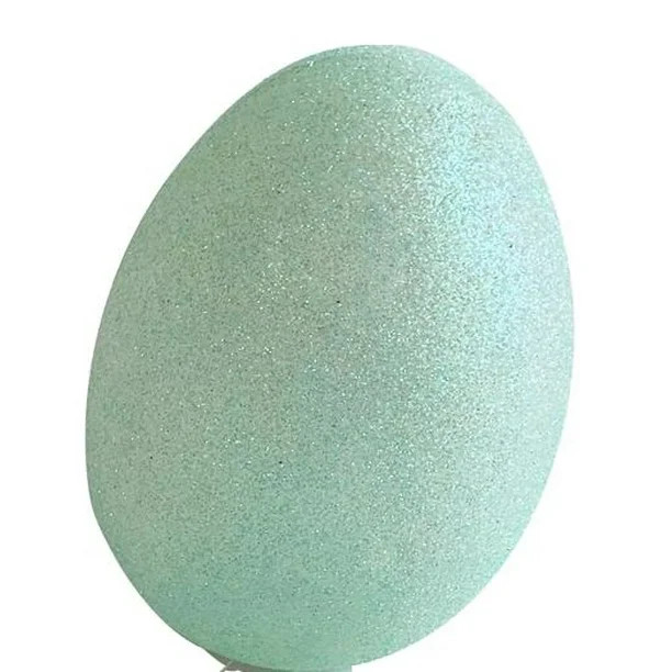 Way To Celebrate Easter 5-Inch Height Glitter Blue Egg Indoor Decor - Walmart.com | Walmart (US)