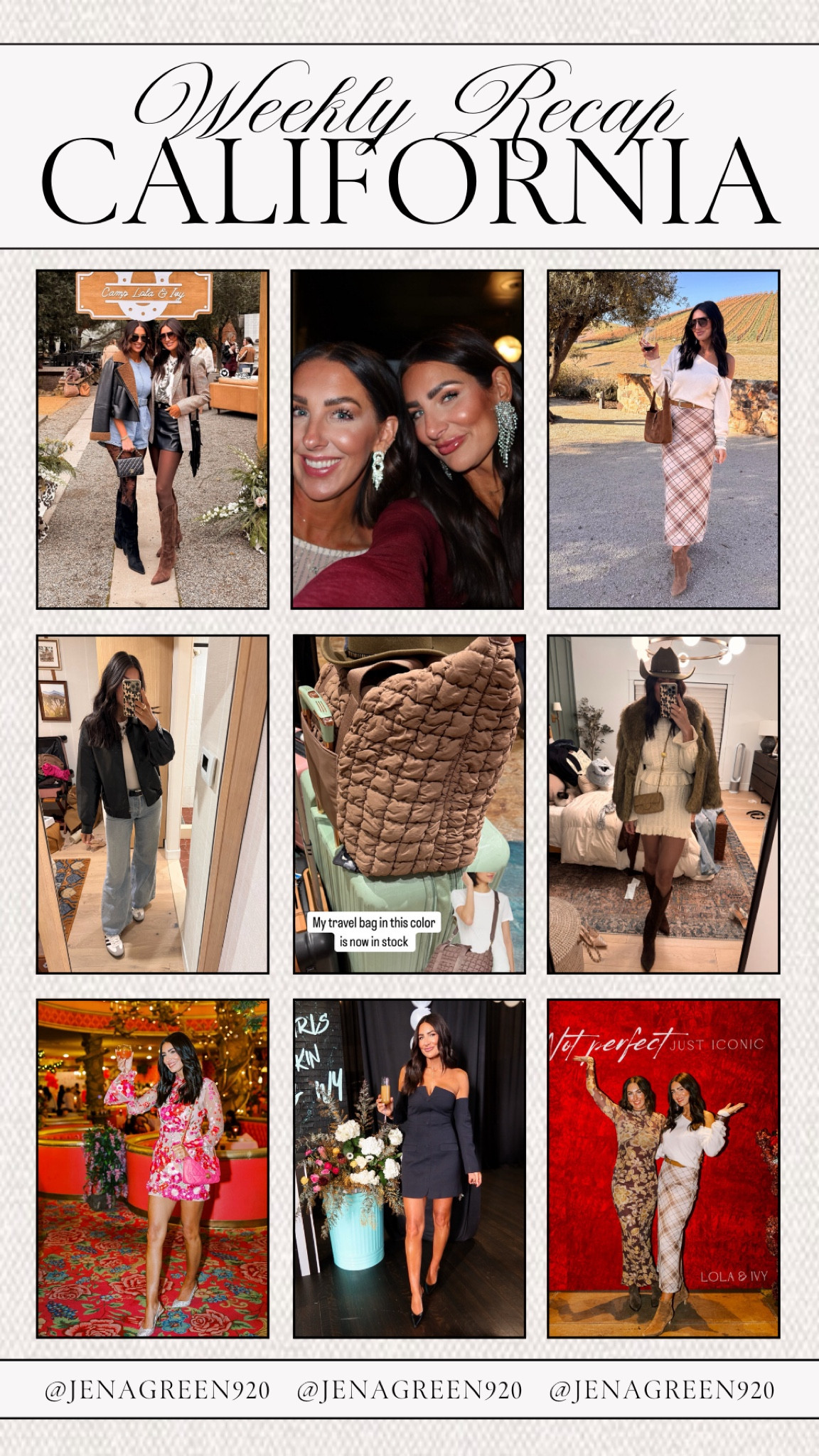 What I packed for California | California Outfits 

#LTKStyleTip #LTKFindsUnder100 #LTKFindsUnder50