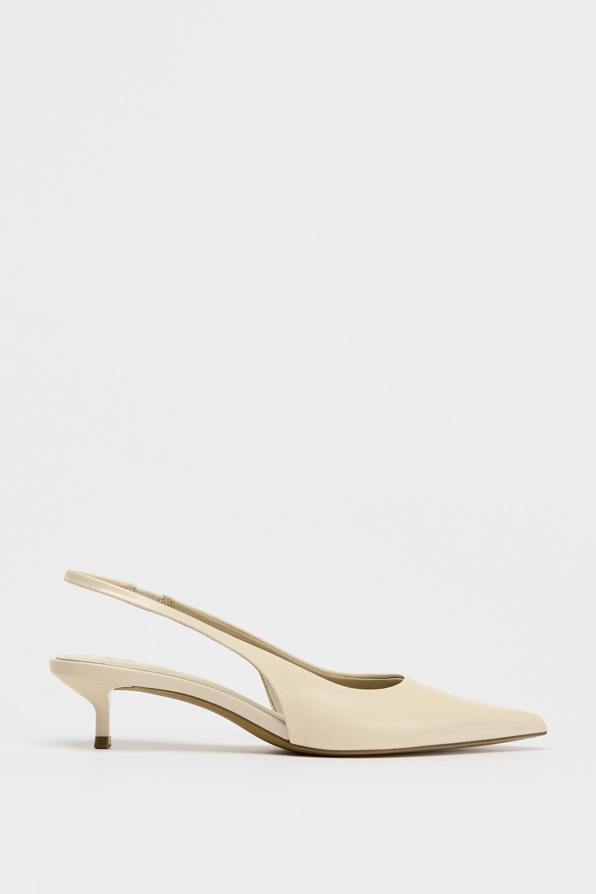 SLINGBACK KITTEN HEELS | Zara US
