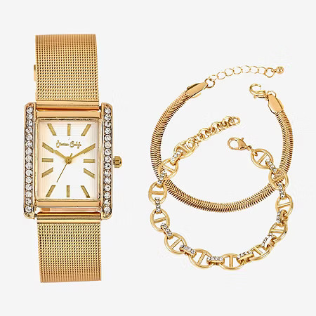 Womens Gold Tone Bracelet Watch A1973g-22-H27, One Size | JCPenney