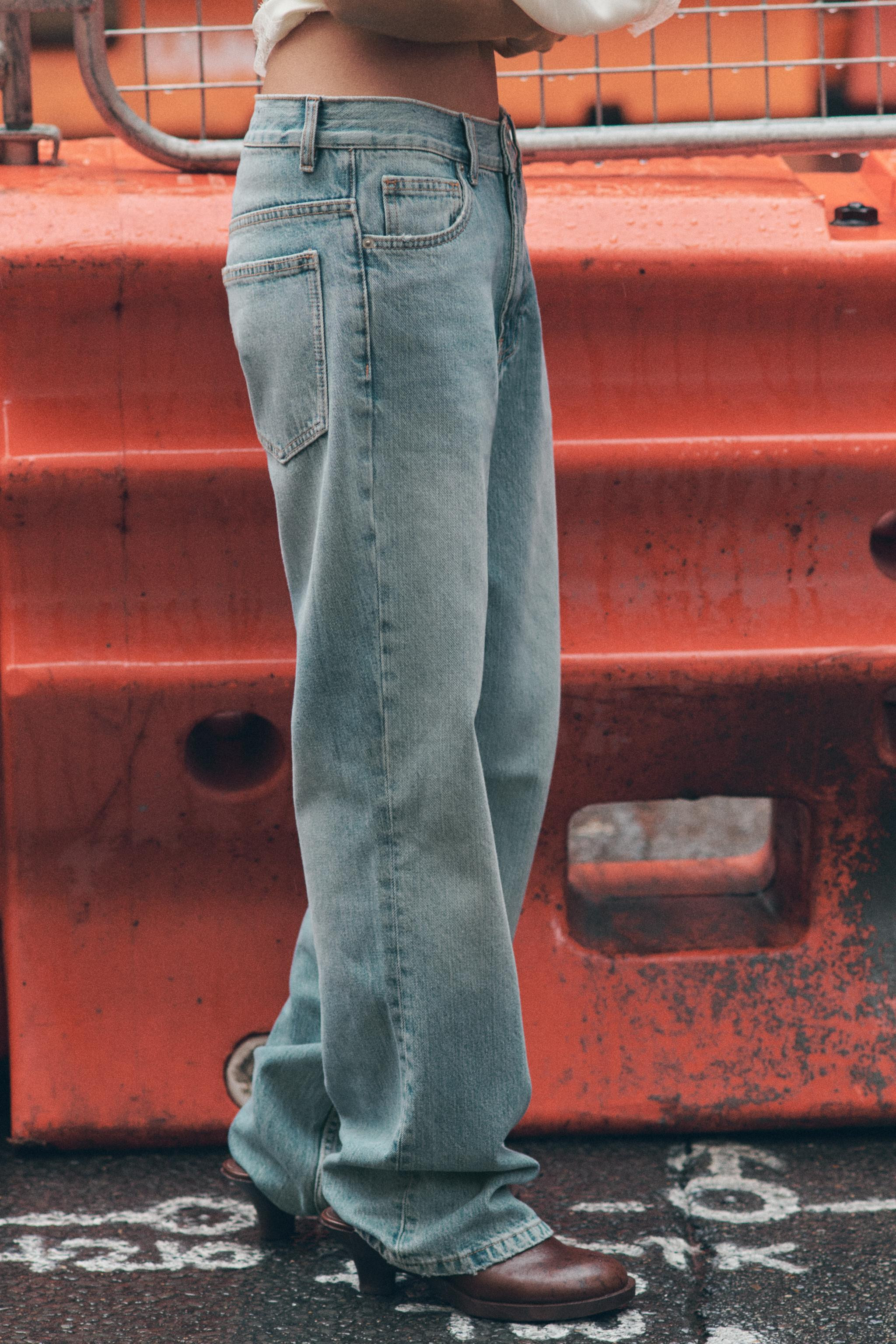 TRF LOW RISE STRAIGHT JEANS | Zara US