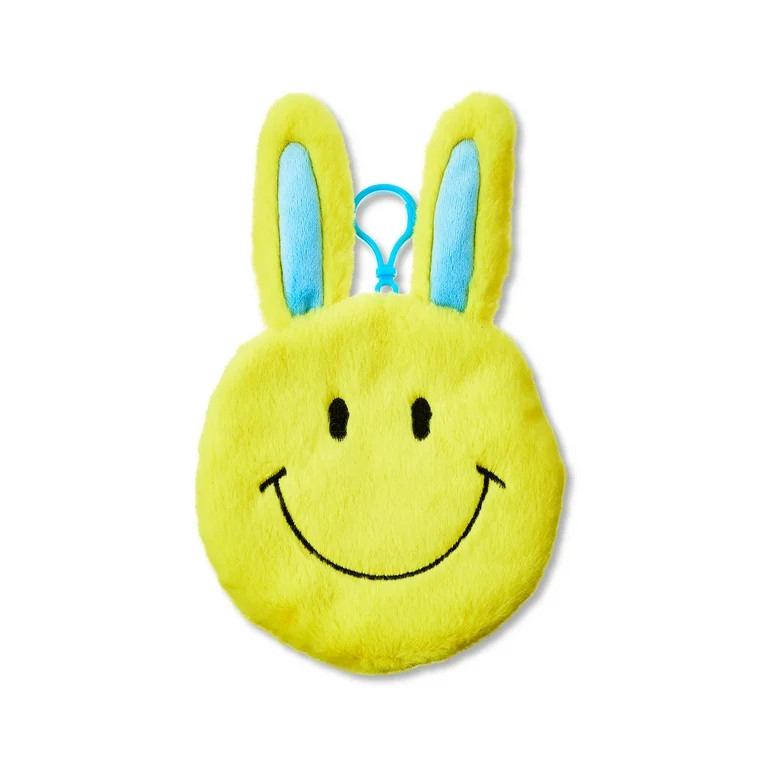 Easter Smiley Face Coin Purse, Yellow, by Way To Celebrate - Walmart.com | Walmart (US)