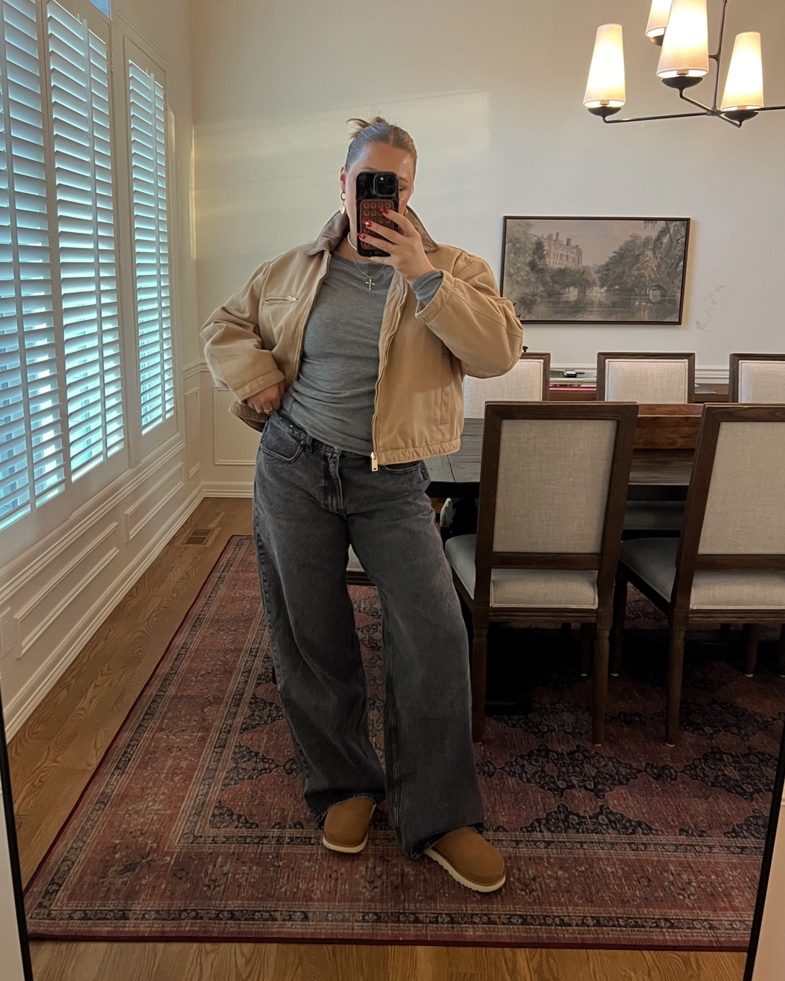 #abercrombiepartner
Long sleeve: sized up to L
Pants tts 29 I love this style!!! Soo soft and flattering. I bought the long length I’m 5’ 5”  
Jacket: tts M
All 15% off right now @abercrombie!!


Comment SHOP below to receive a DM with the link to shop this post on my LTK ⬇ https://liketk.it/50bvK #ltksalealert #ltkseasonal #ltkfindsunder100