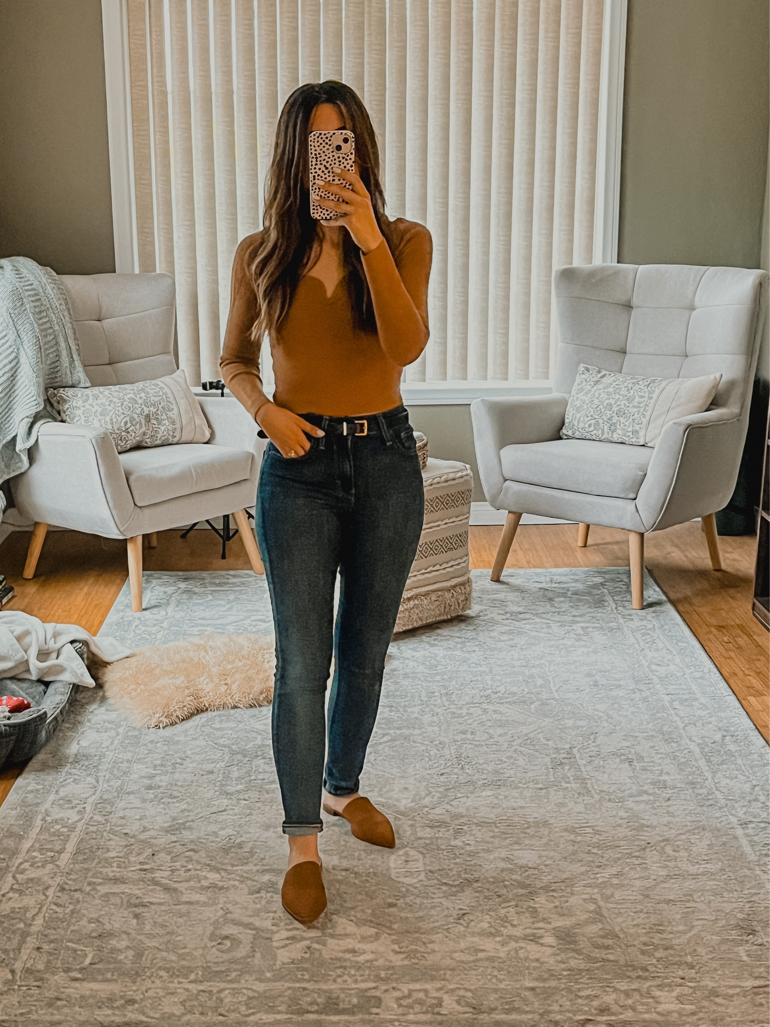 OOTD: embracing the Fall color palette 🎨 🍂 

#seasonal 

#LTKSeasonal #LTKworkwear