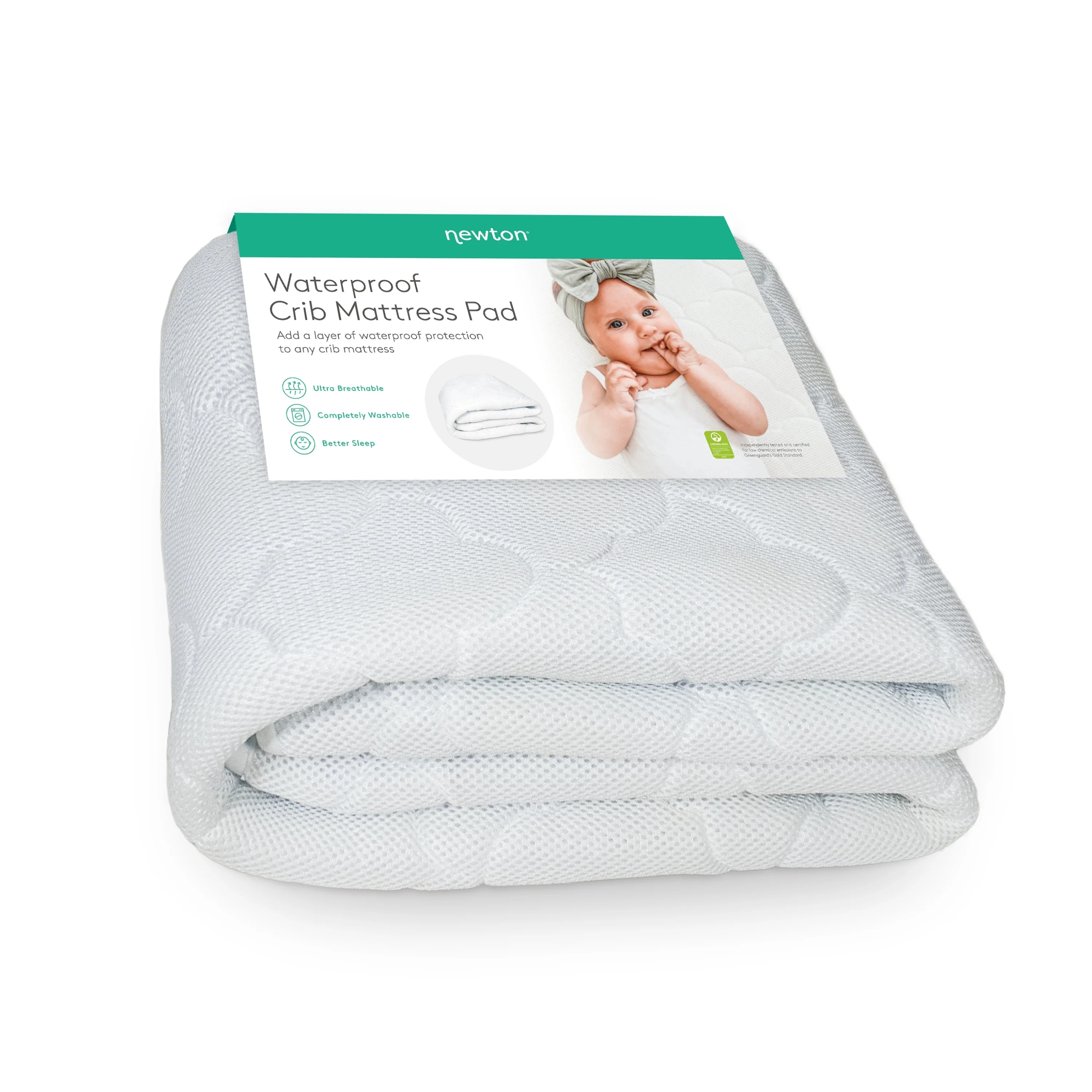 Waterproof Crib Mattress Pad | Newton Baby | Newton Baby, Inc.
