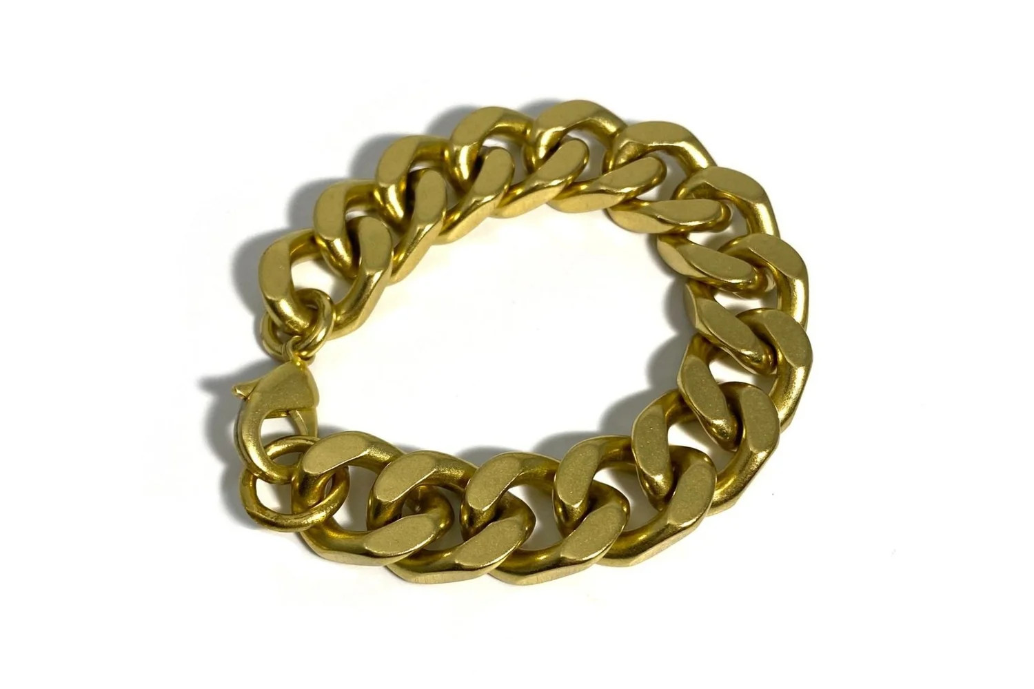 CHAIN: THICK CURB 4.0 BRACELET — Rachel Nathan | Rachel Nathan