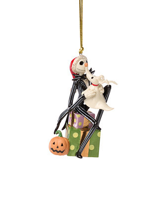Nightmare Before Christmas Santa Jack Skellington Ornament | Macy's